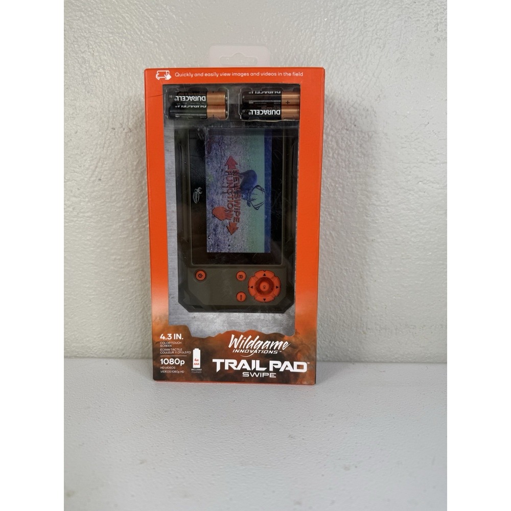 Wildgame Innovations Trail Pad Swipe Hand Held SD Card Viewer 4.3inch 1080p NEW